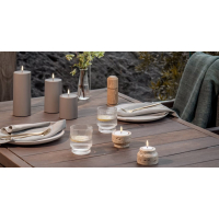 Uyuni oplaadbare theelichtjes wit - set a 2